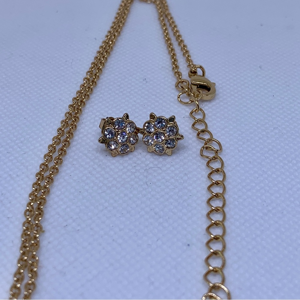 NIB Vintage Avon Purple Egg Faux Locket & Matching Earring Set - Picture 5 of 7